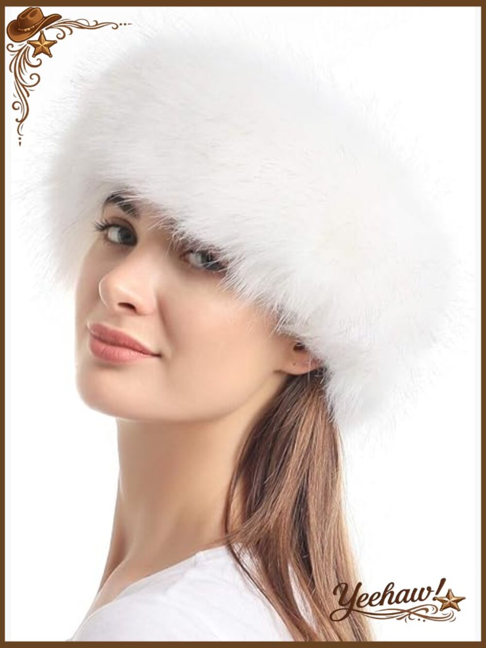 Faux Fur Headband Elastic Winter Earwarmer Earmuff